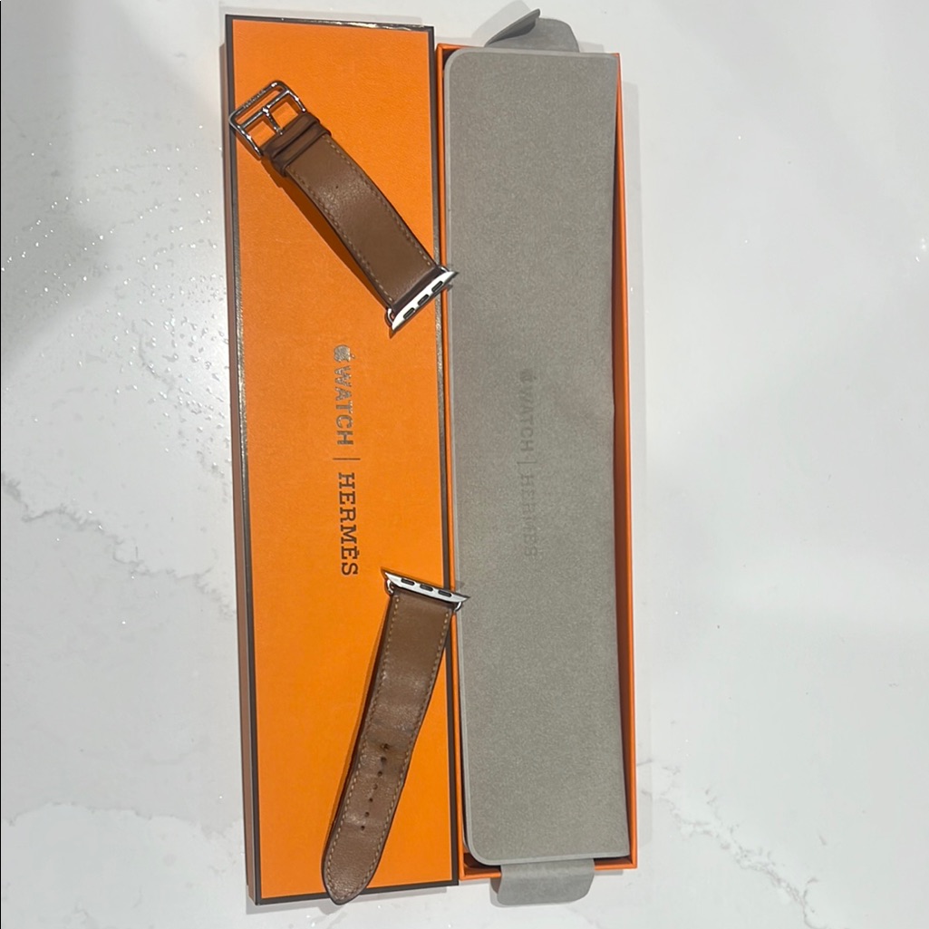 Brown Leather Watch Strap